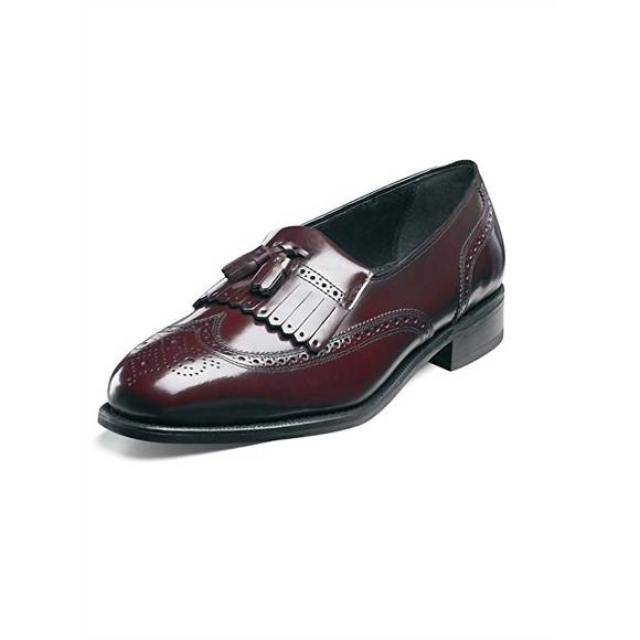 NEW FLORSHEIM lexington wingtip loafer - medium width in burgundy - Picture 2 of 2